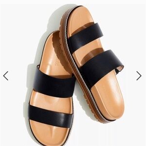 NEW without tags Madewell Sandals (black)